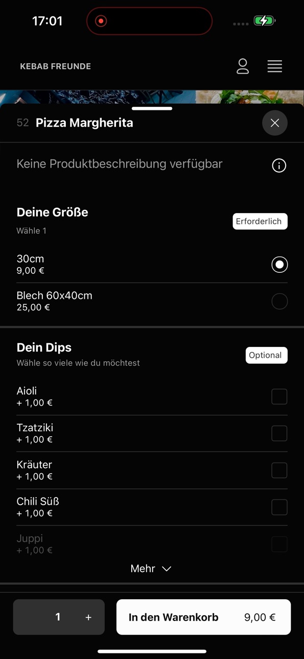 iPhone screenshot