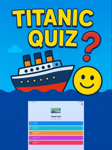 Titanic Quiz iPad screenshot
