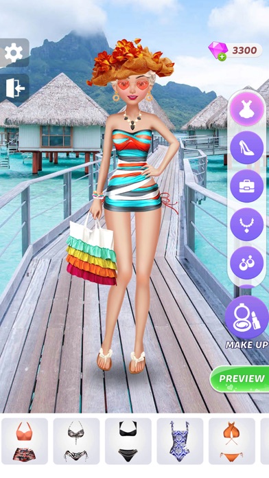 Fashion Dress Up & Makeup Game Screenshot