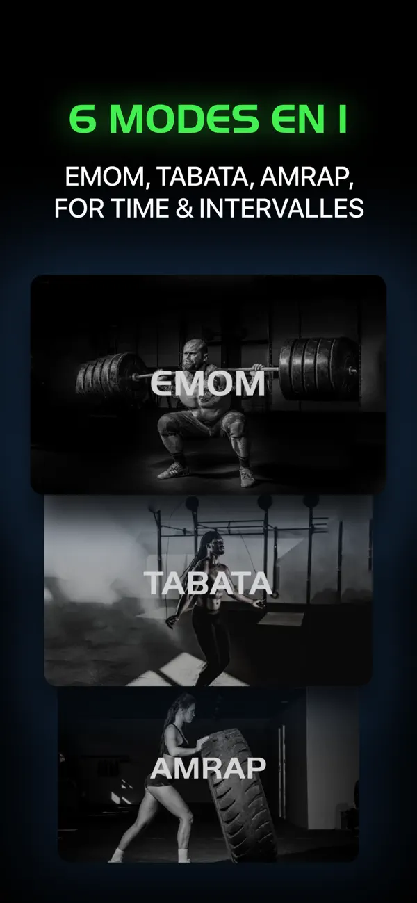 Screenshot #2 pour Captime - Timer HIIT & WOD