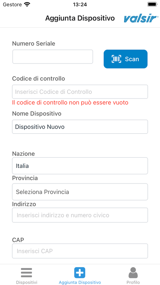 #2. VMC VALSIR (iOS) Podle: Valsir