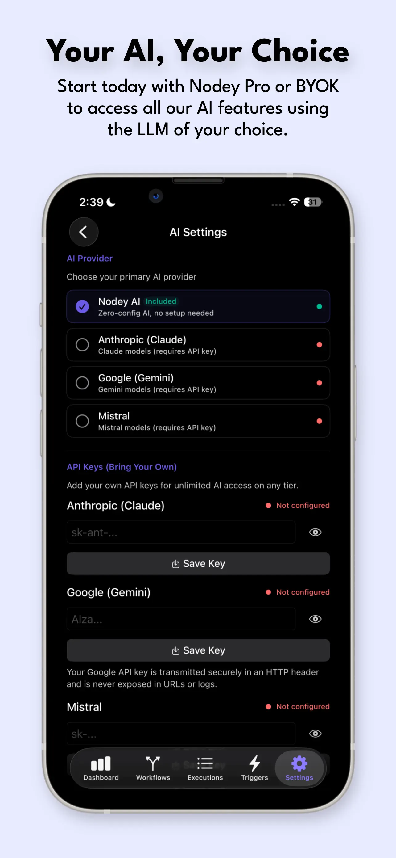 #8. Nodey | n8n Mobile Automation (iOS) 게시자: Skin Kins Co.