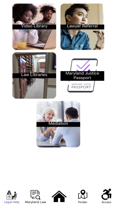 Maryland Court Help Screenshot