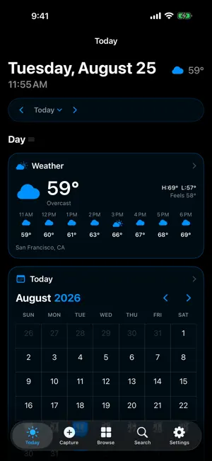 Orbit Dashboard screenshot 1