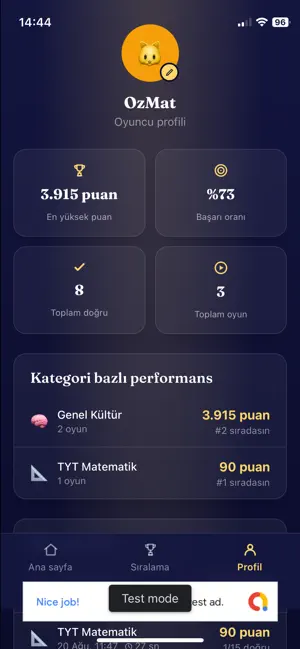 OzMat Milyoner Quiz screenshot 4
