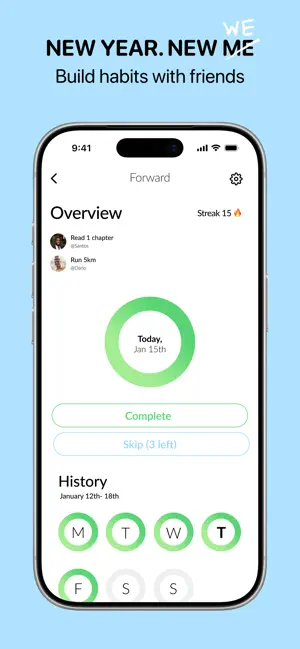 Habit Tracker: Forward screenshot 1