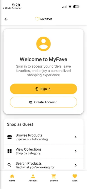 myfaveshop.de screenshot 2