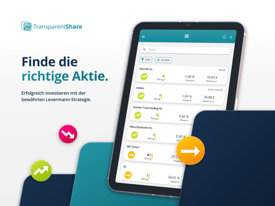 Screenshot #4 pour Finde Aktien: TransparentShare