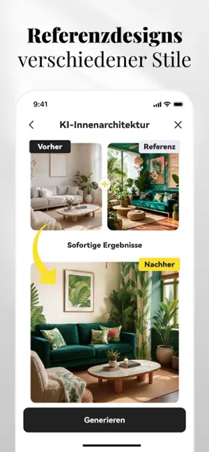 KI - Wohnungsdesign, DecAI™ iPhone screenshot 3