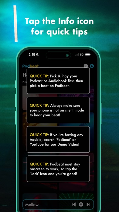 Podbeat: Beats for any Podcast Screenshot
