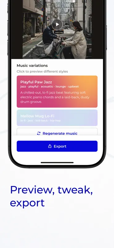 Sonilo: AI Music for Video screenshot 4 of 4