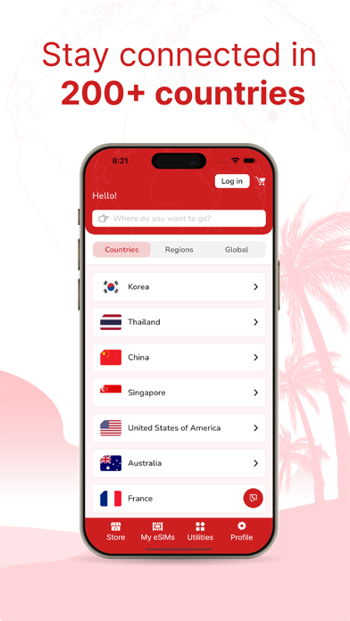 eSIMONE Screenshot