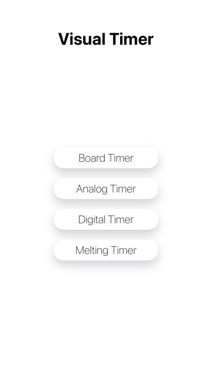Minimalistic Visual Timer
