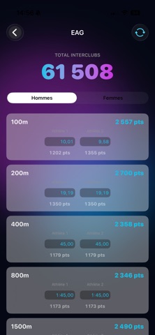 CombinedEvents.Calculator iPhone screenshot