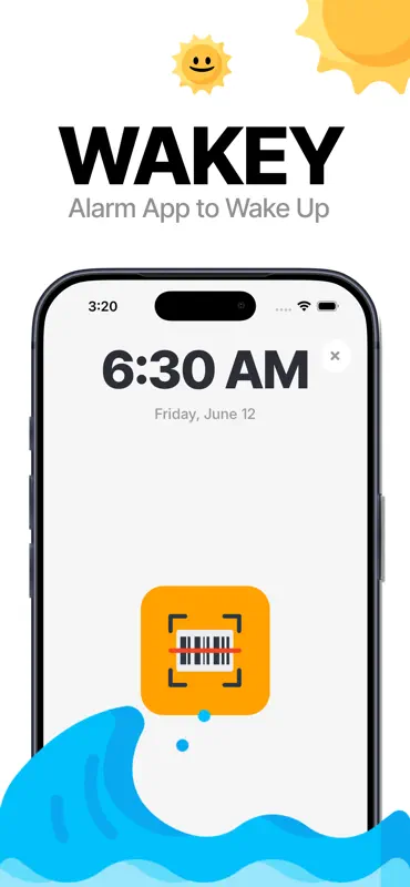 Wakey: Alarm Clock (No Snooze) screenshot 1 of 8