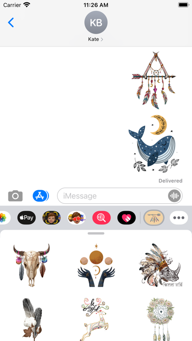 Pretty Boho Stickers Screenshot