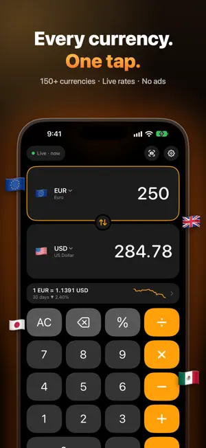 Currency Converter – No Ads screenshot 1