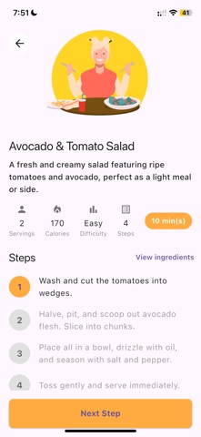 KitchenSnap AI Recipe Builder screenshot