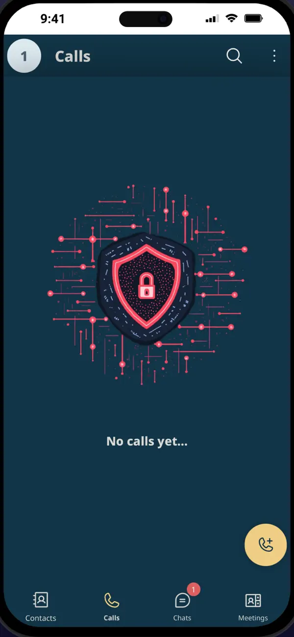 Screenshot #1 pour PRIVUS SecurLine Messenger