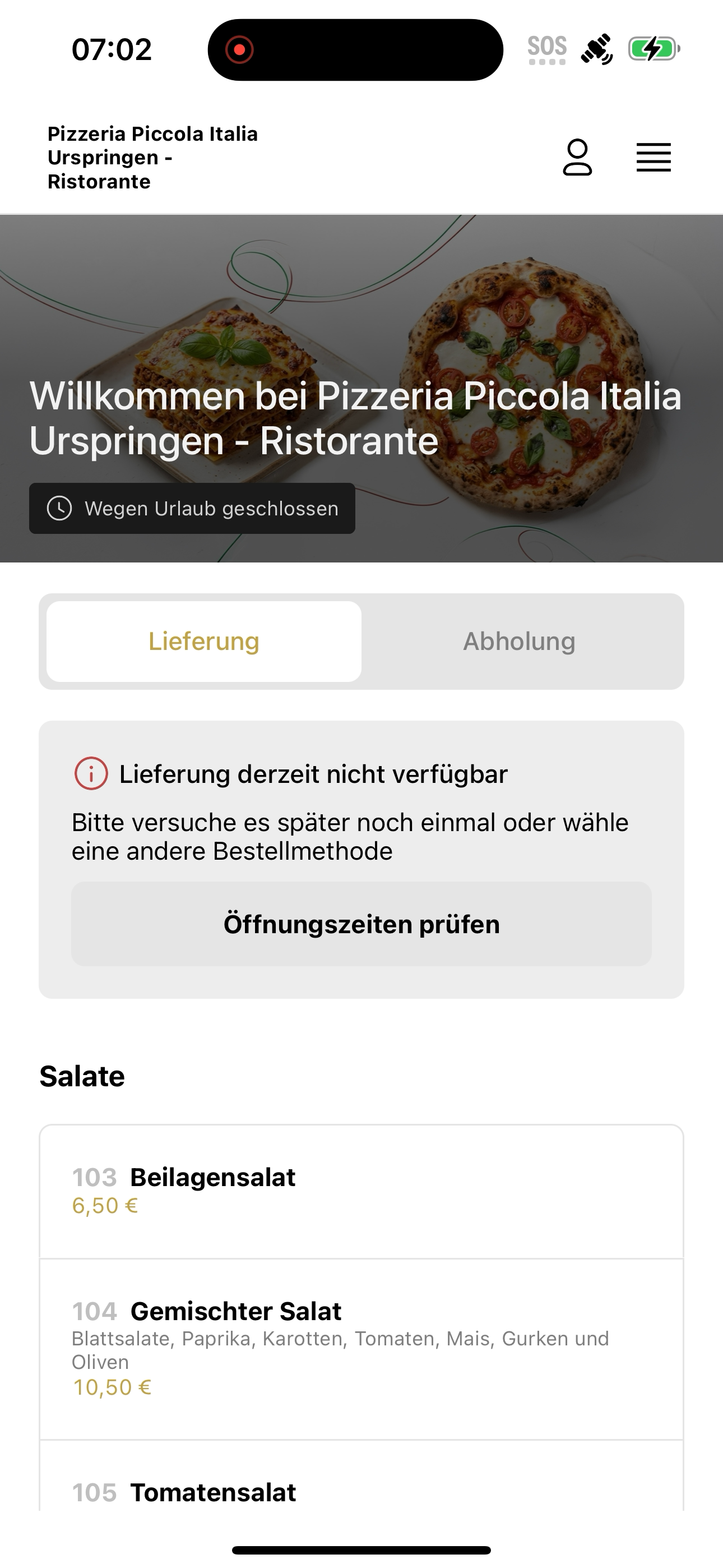 Pizzeria Piccola Italia screenshot 6