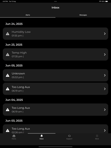 Keefes Home iPad screenshot