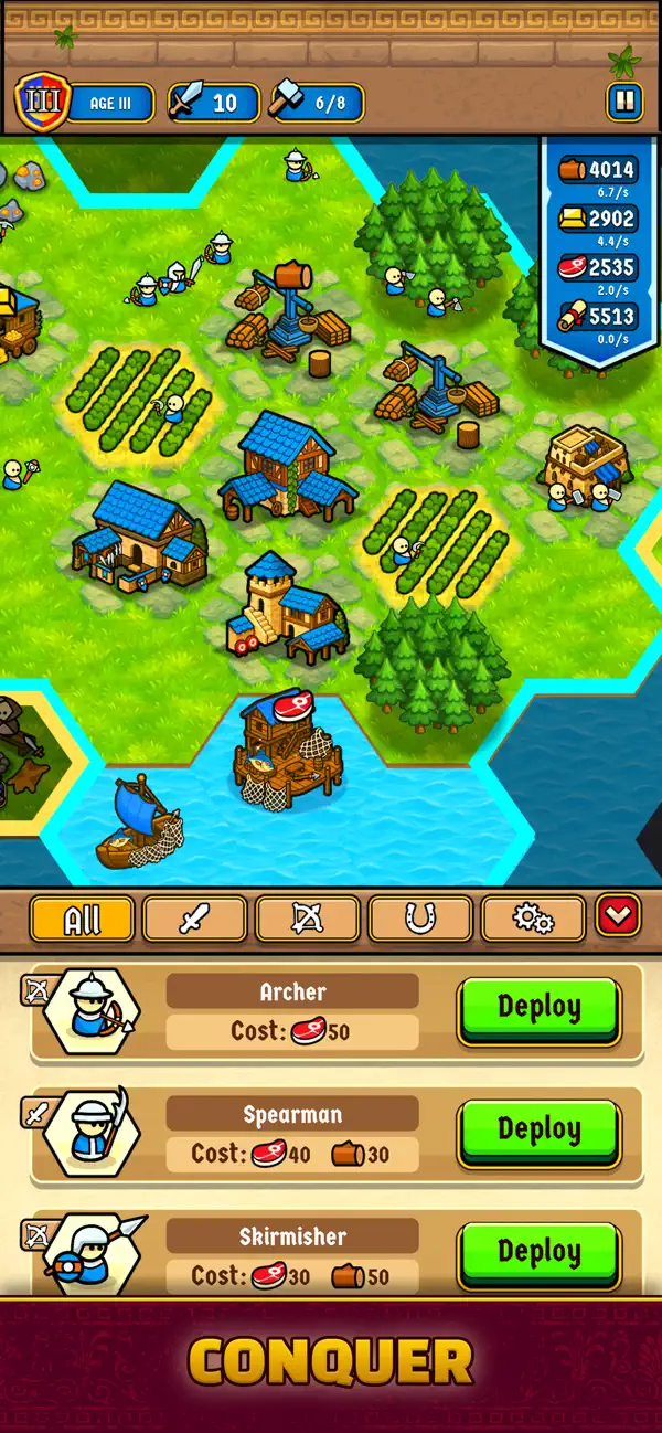 Rise of Hexpires: New Age Hack screenshot 3 - iOS game interface
