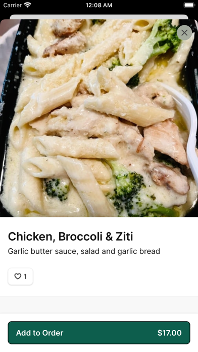 Milano's Pizza To Go iPhone screenshot 4 - Food & Drink app