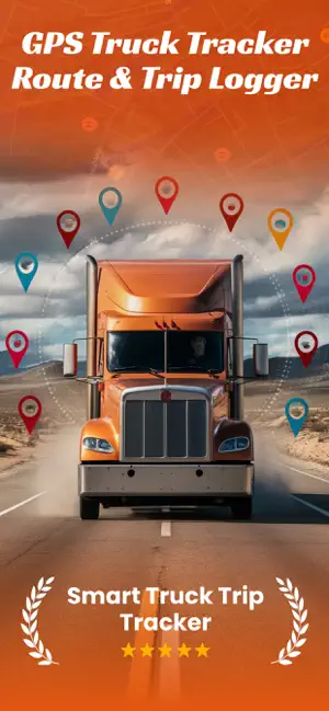 TruckMap : Truck GPS Routes iPhone screenshot 1