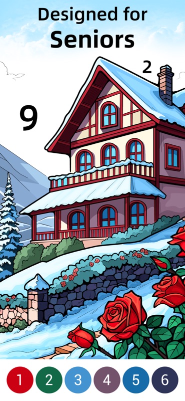 Jolly Color by Numers Game screenshot 2