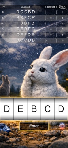 Guess Passcode - Classic 1A2B Screenshot 3 of 6