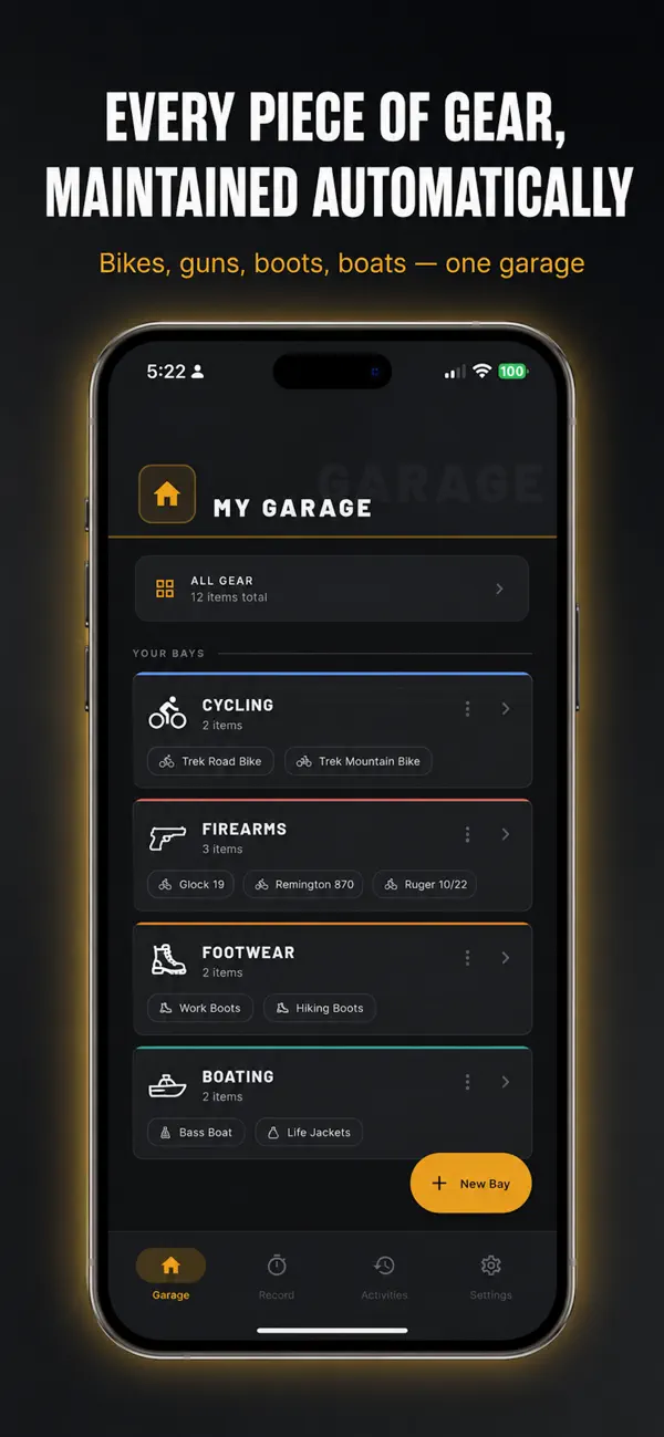 Screenshot #1 pour GarageTracker
