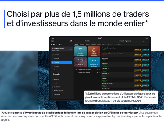 Screenshot #5 pour CMC: Trading de CFD