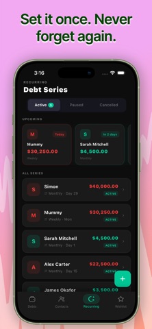 DebtFlow - Debt Tracker, IOU Screenshot 1 of 7