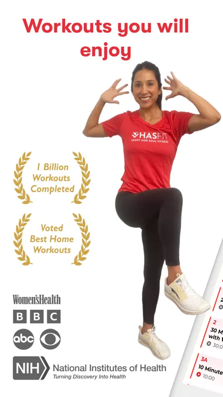 HASfit: Home Workout Programs screenshot 1 of 7