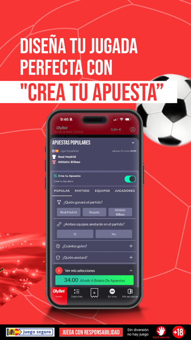 Olybet: Apuestas Deportivas iPhone screenshot 3