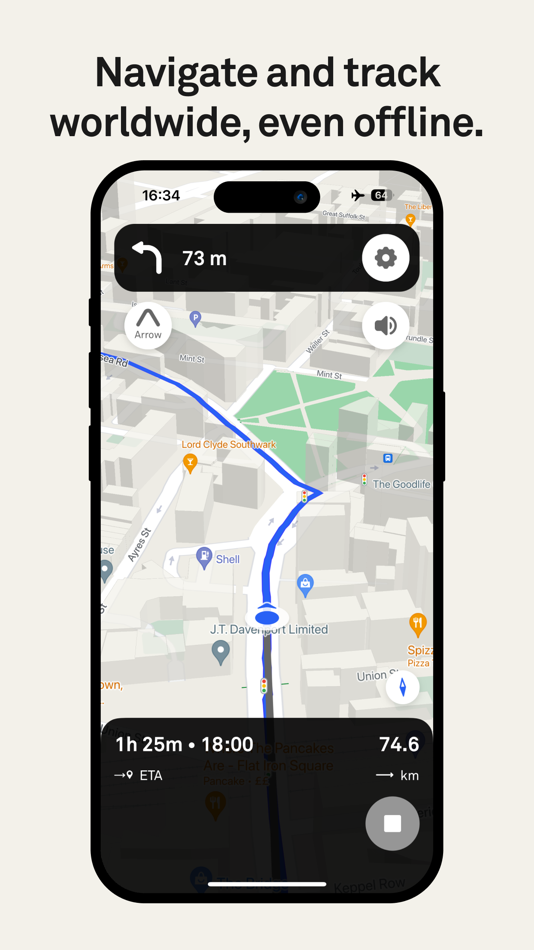 #3. Beeline Bike Navigation (iOS) 由: Relish Technologies Limited