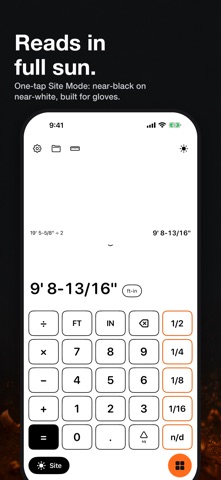 TrueCut: Construction Calc screenshot