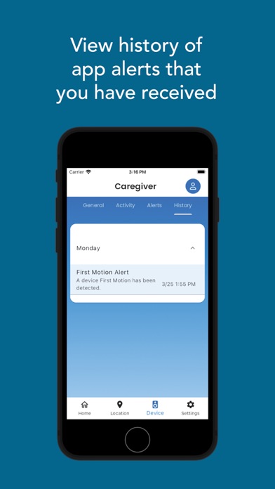 Caregiver Mobile Screenshot
