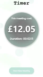 meeting cost timer iPhone Captures Décran 4