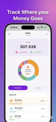 Expenses Pro: Budget Tracker screenshot