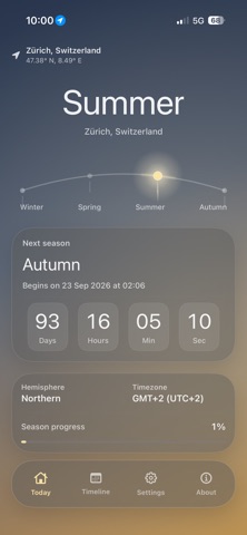 Seasons Live App screenshot