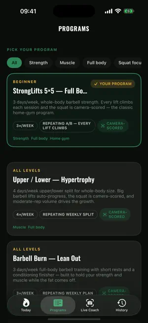 Spotter: AI Lifting Coach screenshot 3