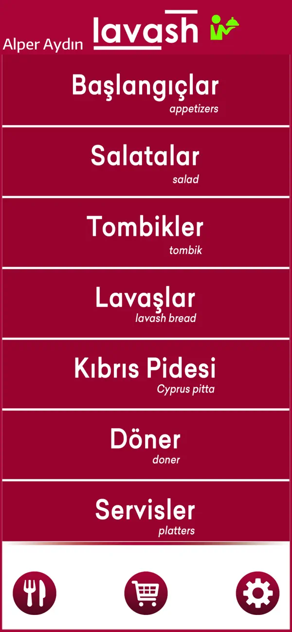 Screenshot #1 pour Lavash Mobile Sipariş