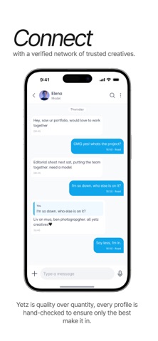 Yetz: Creative Network screenshot