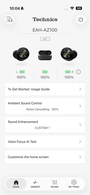 Technics Audio Connect screenshot 1