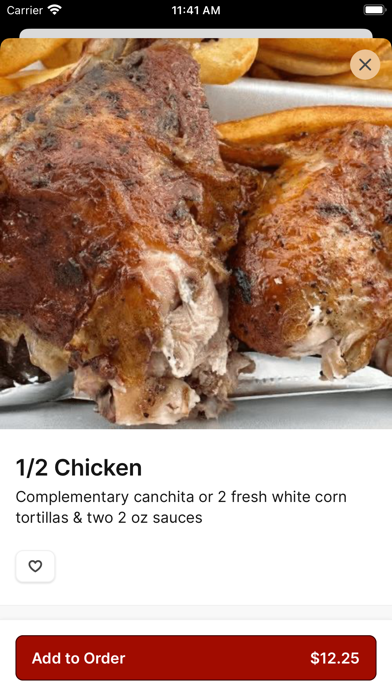 Inka Chicken iPhone screenshot 3 - Food & Drink app