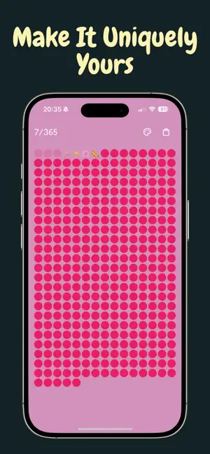 365 Buttons - Themed days left screenshot 3
