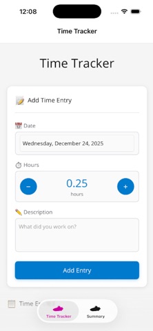 Simple Time Track screenshot