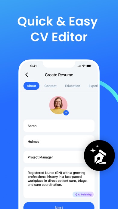 App screenshot