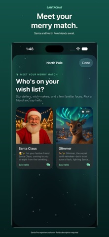 SantaChat - Chat With Santa Screenshot 3 of 5